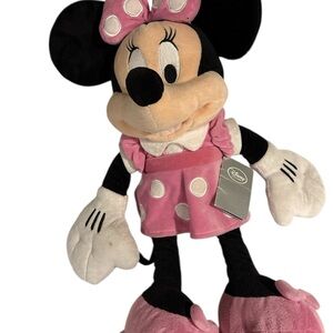 Disney Minnie Mouse Plush - Pink and Black
